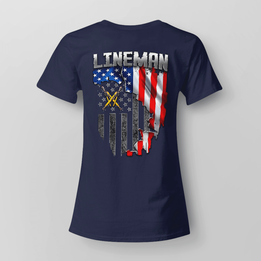 Proud Lineman T-shirt For Men And Women