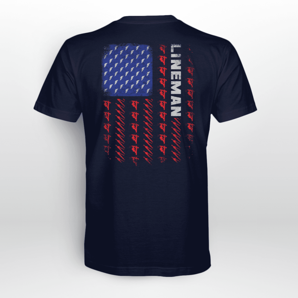 Proud Lineman  T-shirt For Men And Women