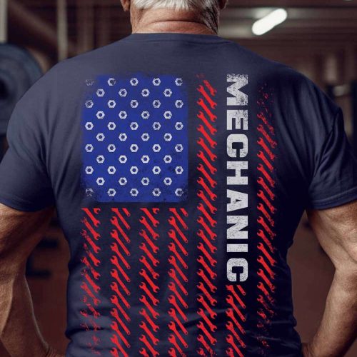 Proud Mechanic  T-shirt For Men And Women