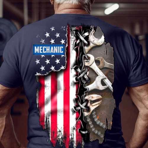 Proud Mechanic  T-shirt For Men And Women