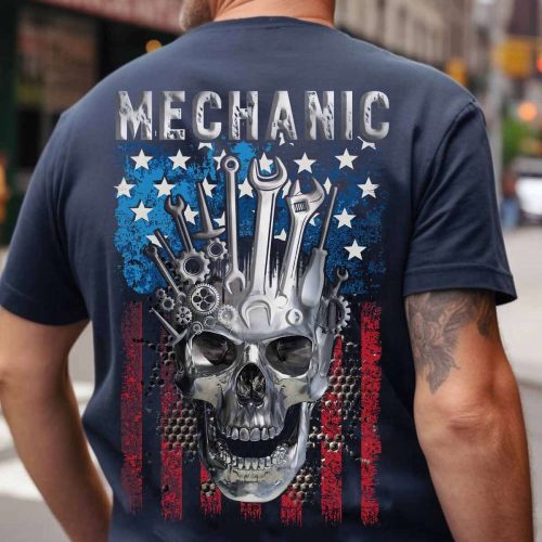 Proud Mechanic T-shirt For Men And Women