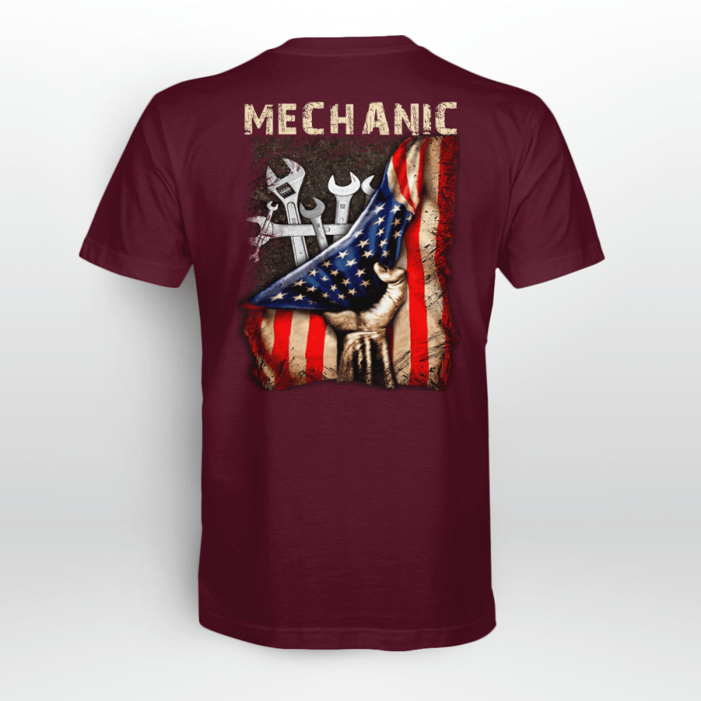 Proud Mechanic T-shirt For Men And Women