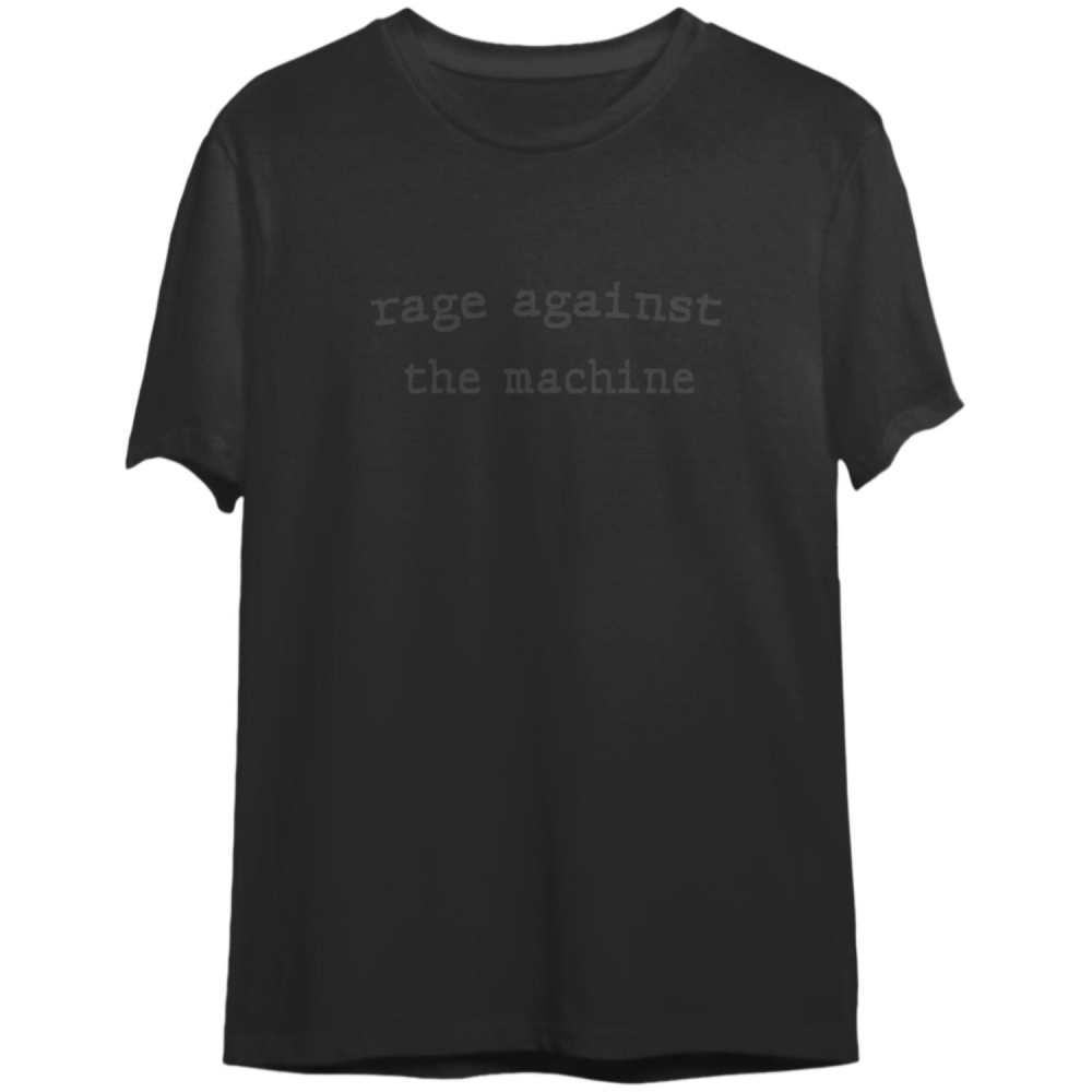 Rage Against The Machine Typewriter Concert T-Shirt, Rage Against The Machine Shirt