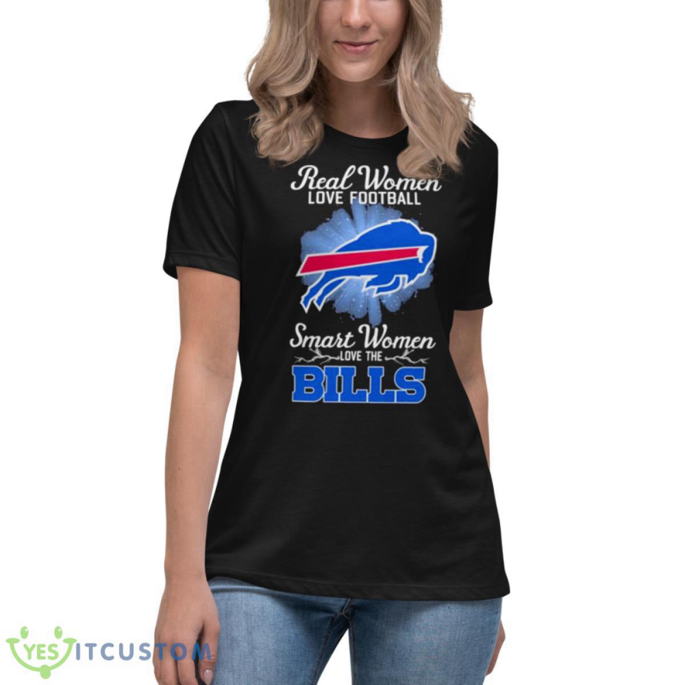 Real Women Love Football Smart Women Love The Buffalo Bills 2023 Logo Shirt