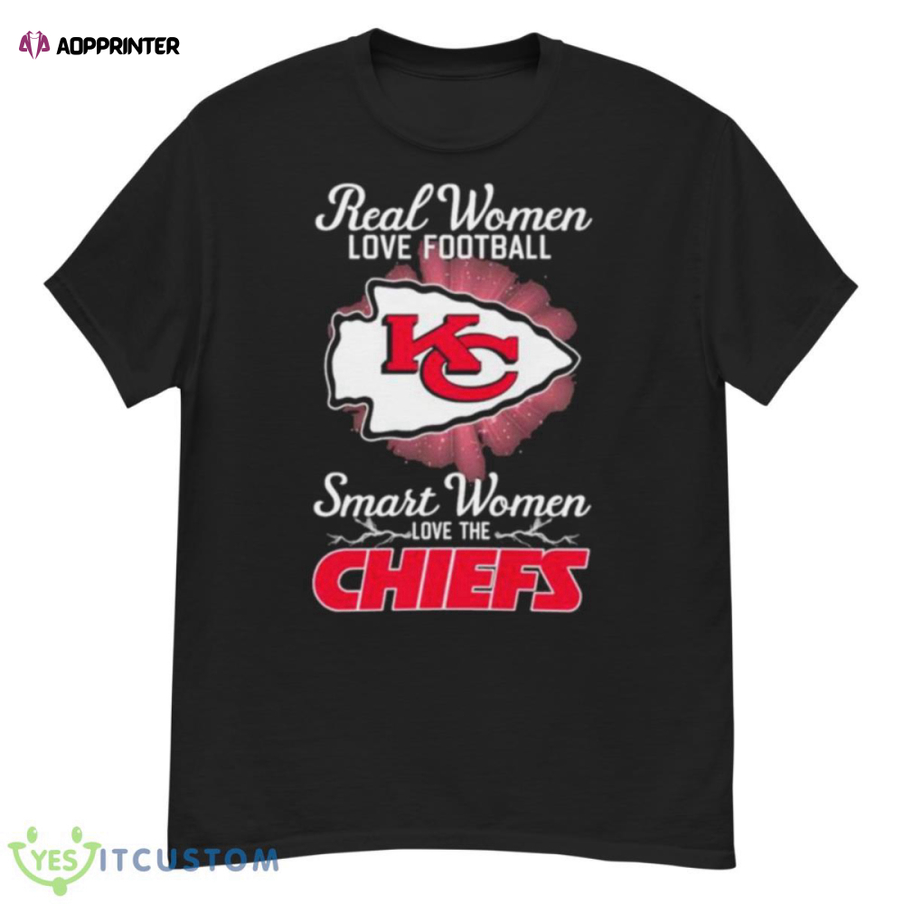 Real Women Love Football Smart Women Love The Kansas City Chiefs 2023 Logo Shirt