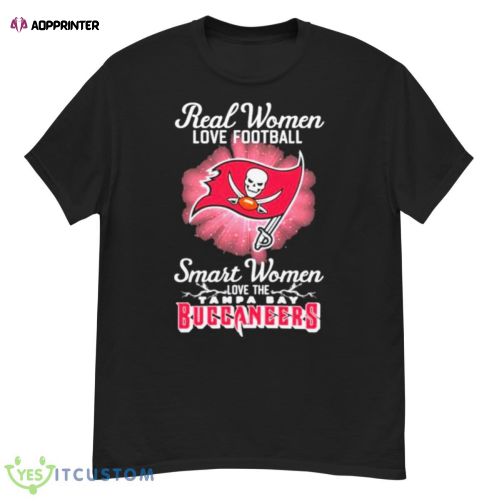 Real Women Love Football Smart Women Love The Tampa Bay Buccaneers 2023 Logo Shirt