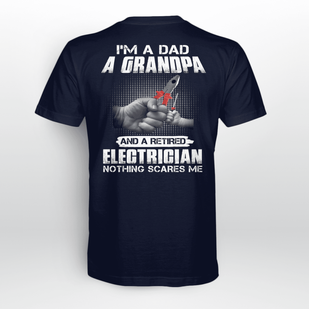 Retired Electrician T-shirt For Men And Women