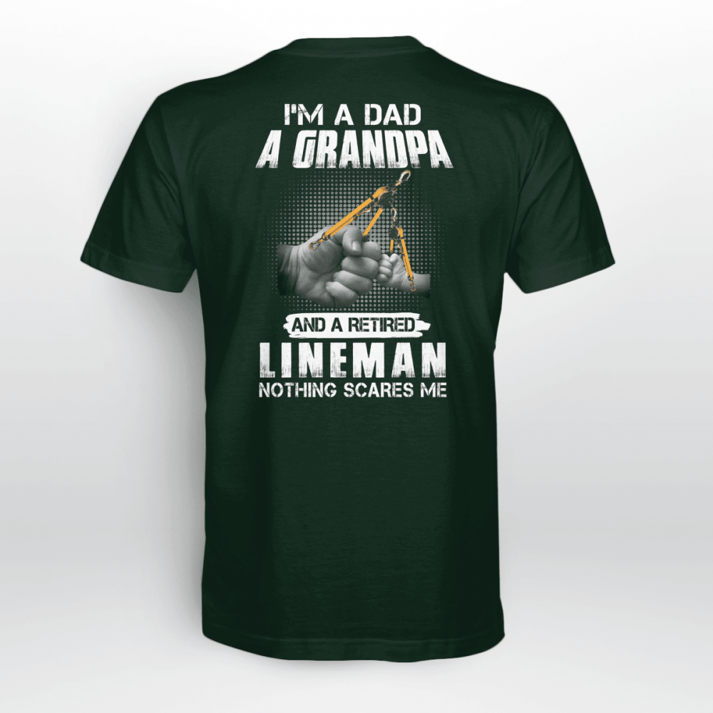 Retired Lineman  T-shirt For Men And Women