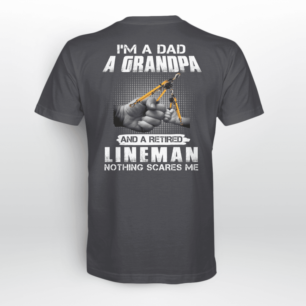 Retired Lineman  T-shirt For Men And Women