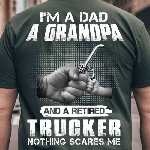 Retired Trucker T-shirt For Men And Women