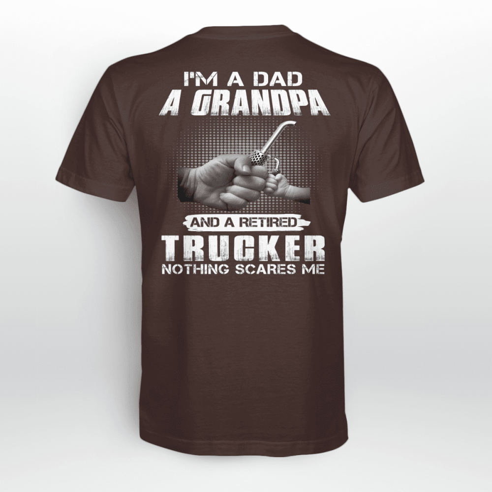 Retired Trucker T-shirt For Men And Women