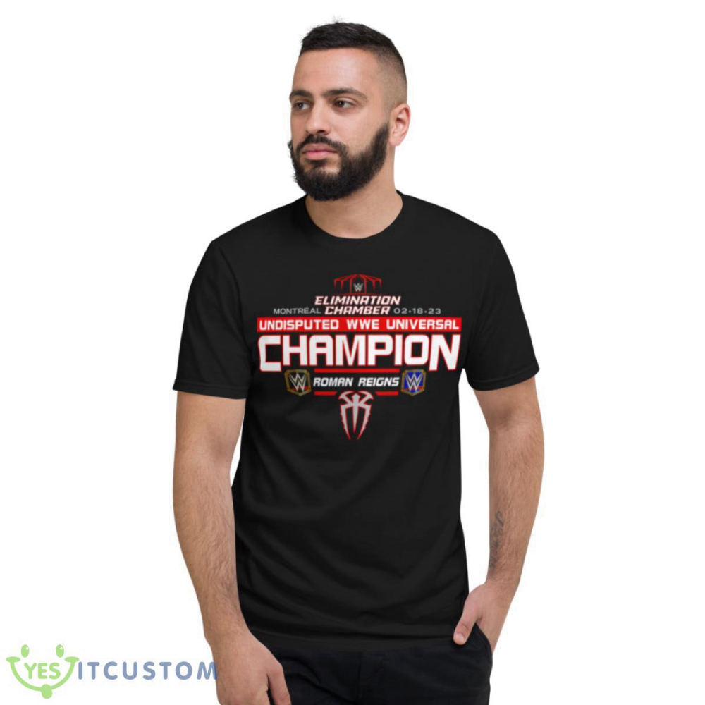 Roman Reigns Fanatics Branded Elimination Chamber 2023 Undisputed WWE Universal Champion Shirt