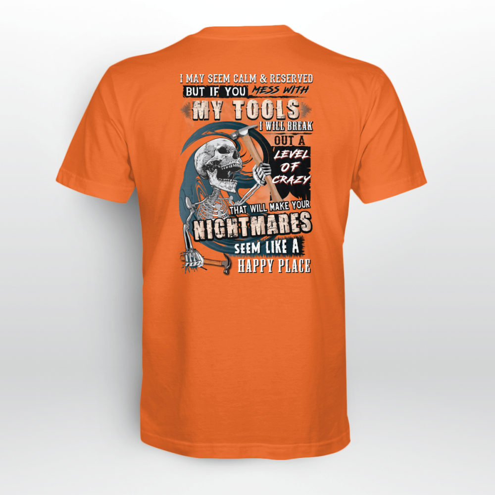 Sarcastic Carpenter Orange T-shirt For Men And Women