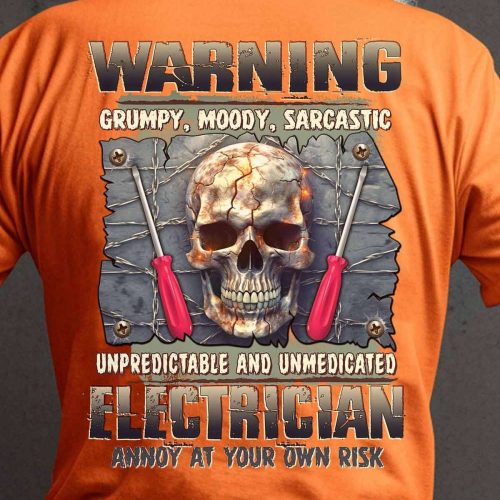 Sarcastic Electrician T-shirt For Men And Women