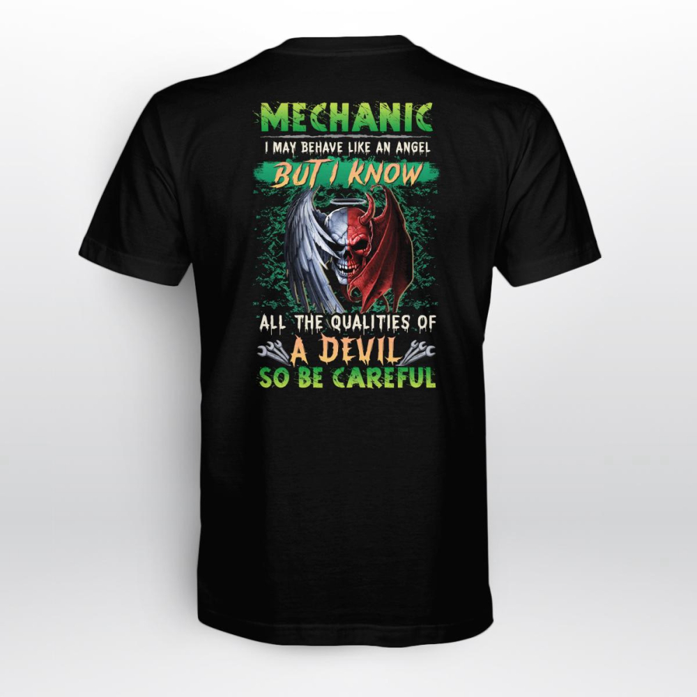 Sarcastic Mechanic Black Mechanic T-shirt For Men And Women