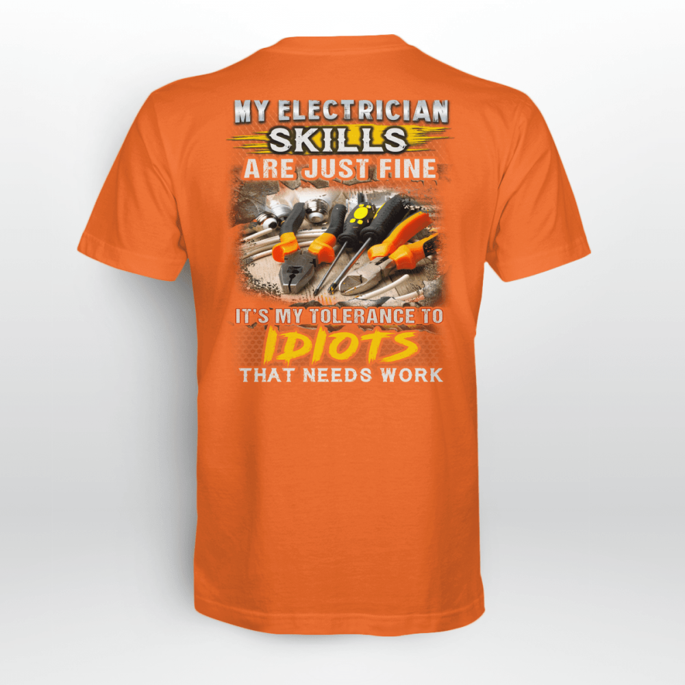Skilled Electrician T-shirt For Men And Women