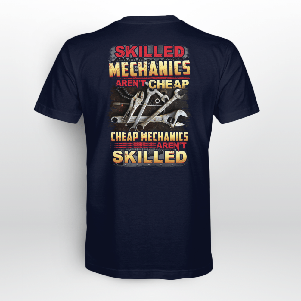 Skilled Mechanics Aren’t Cheap Mechanic Black T-shirt For Men And Women