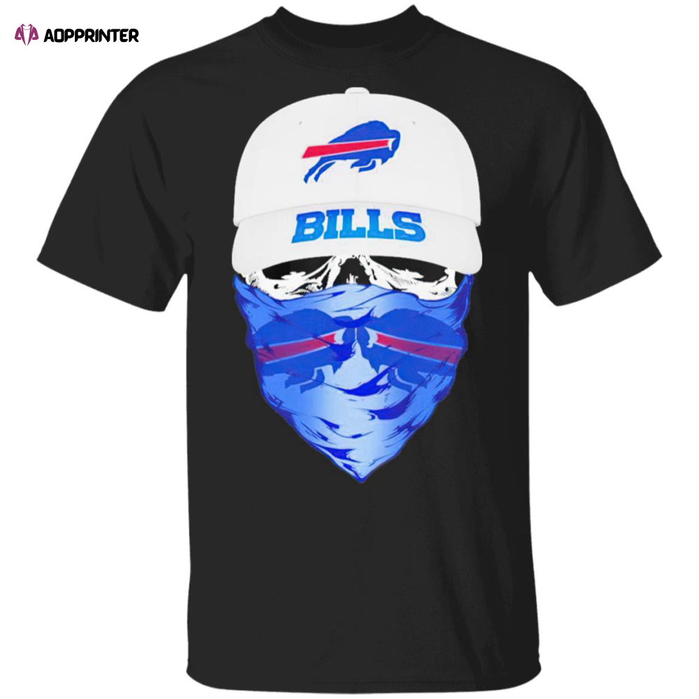 Skull face mask Buffalo Bills Shirt