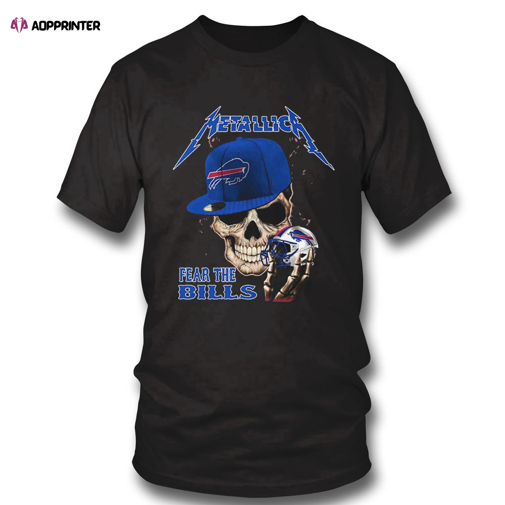 Buffalo Metallica X Buffalo Bills T-shirt Hoodie, Long Sleeve, Tank Top