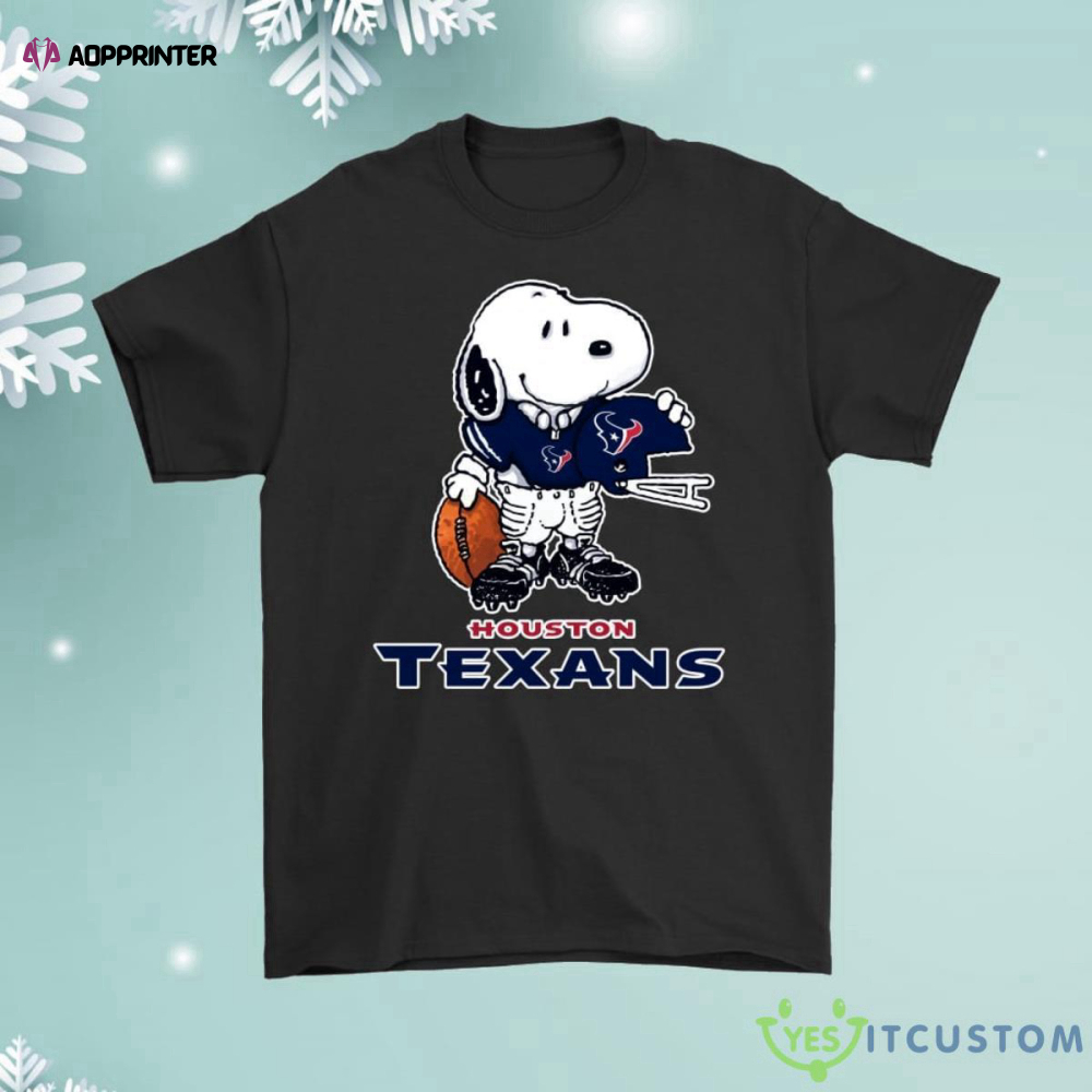 Snoopy A Strong And Proud Houston Texans Player Shirt