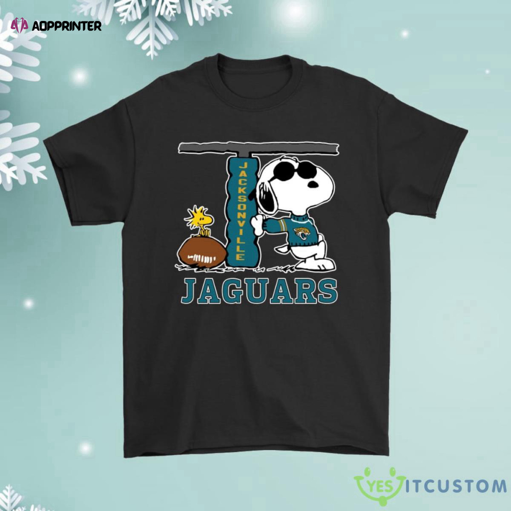 Snoopy And Woodstock Ride The Jacksonville Jaguars Car Shirt