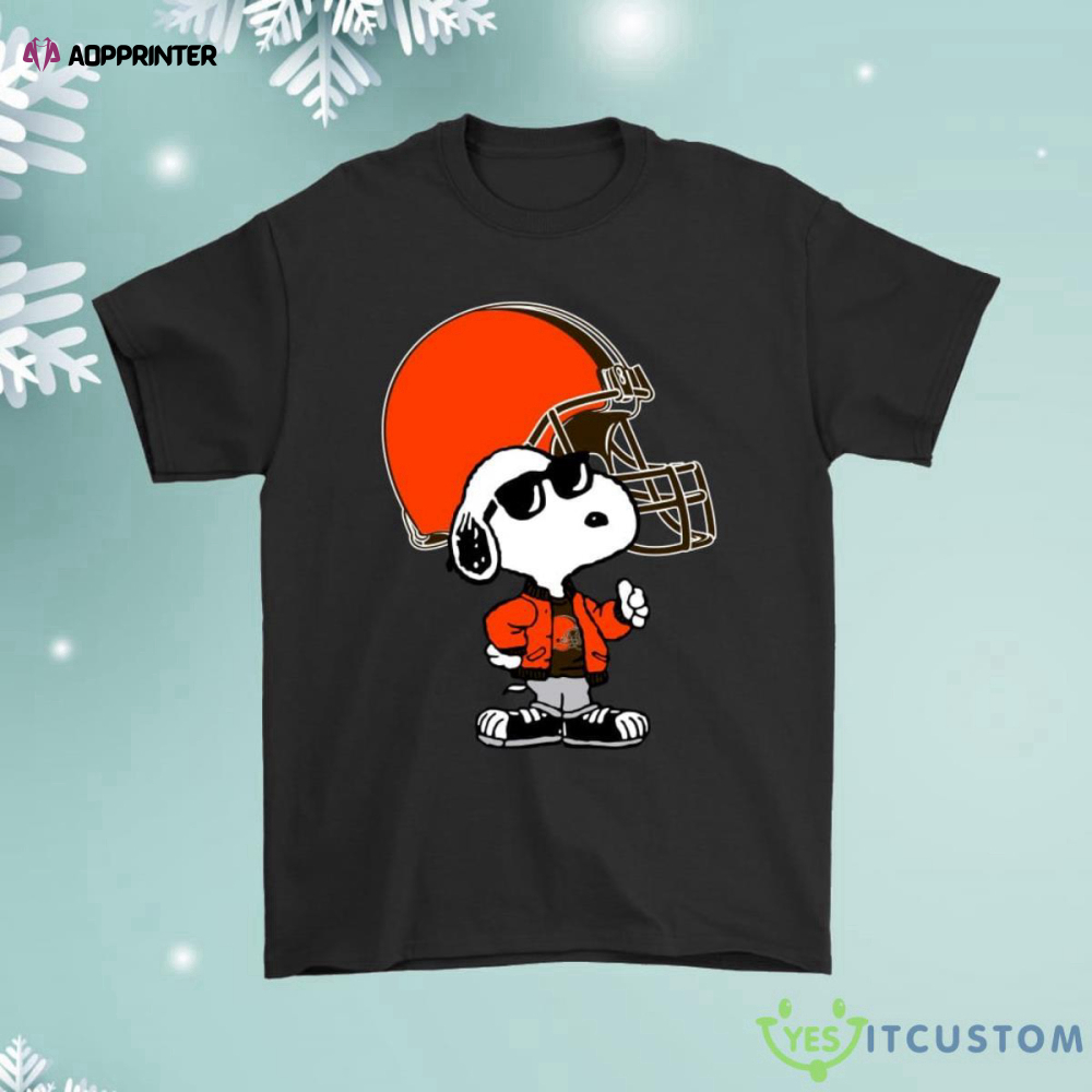 Snoopy Joe Cool To Be The Cleveland Browns Shirt
