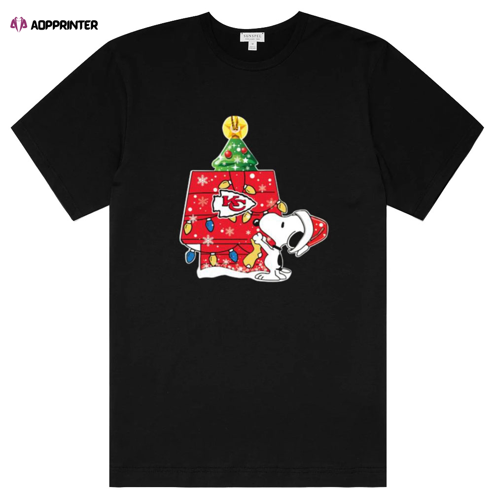 Snoopy Santa Hat Kansas City Chiefs Christmas Shirt Gift Shirt