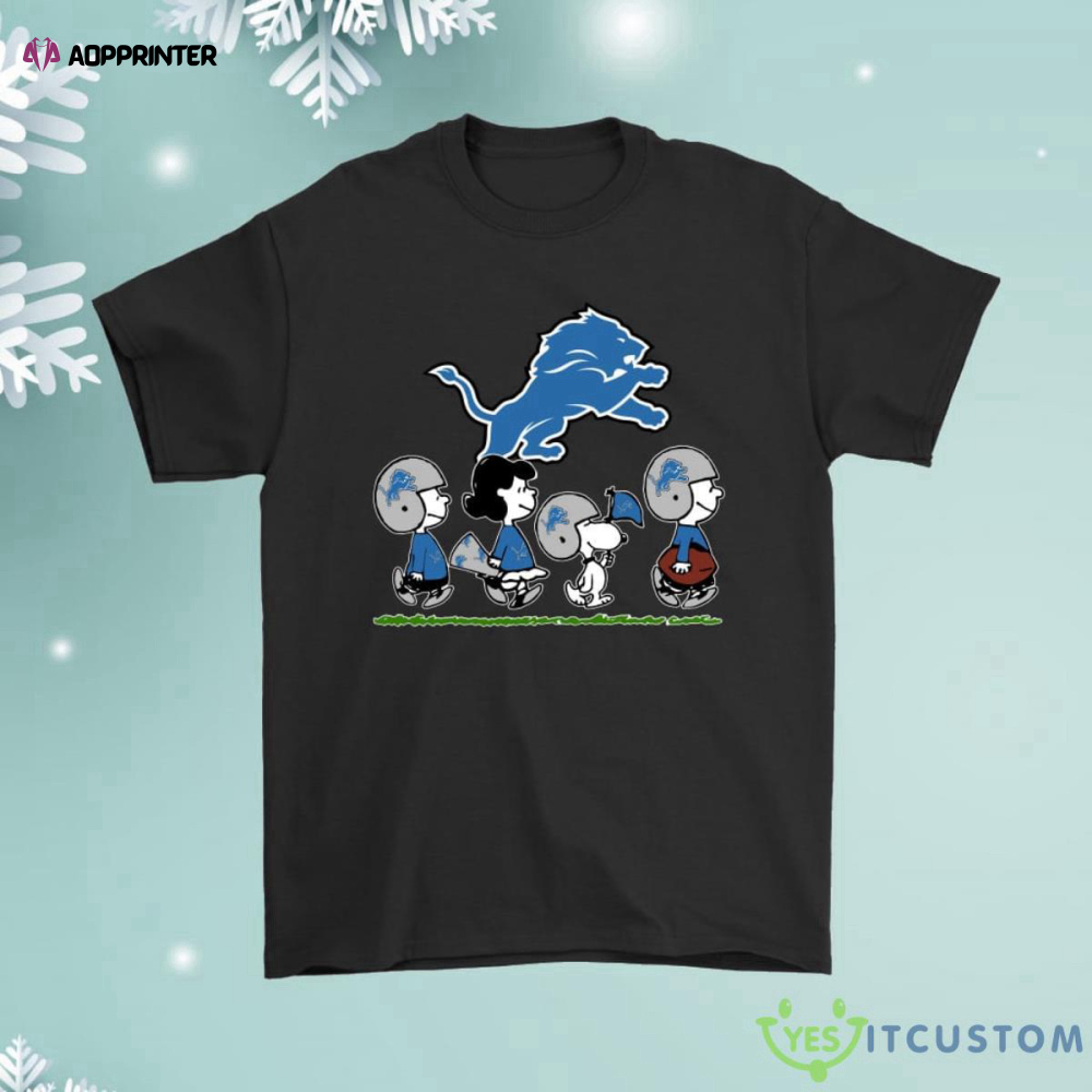 Snoopy The Peanuts Cheer For The Detroit Lions Shirt