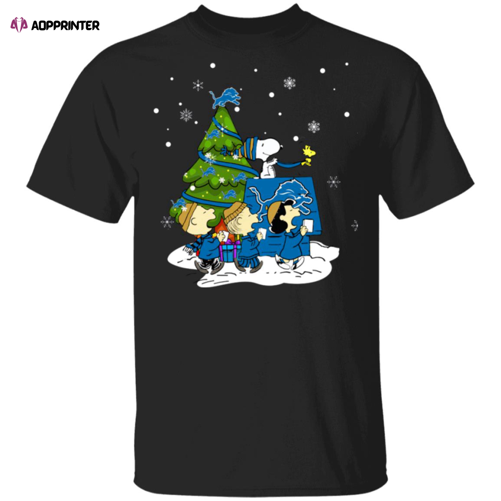 Snoopy The Peanuts Detroit Lions Christmas Sweater