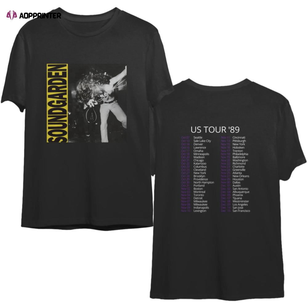 Soundgarden Louder Than Love ’89 Tour Unisex T-shirt