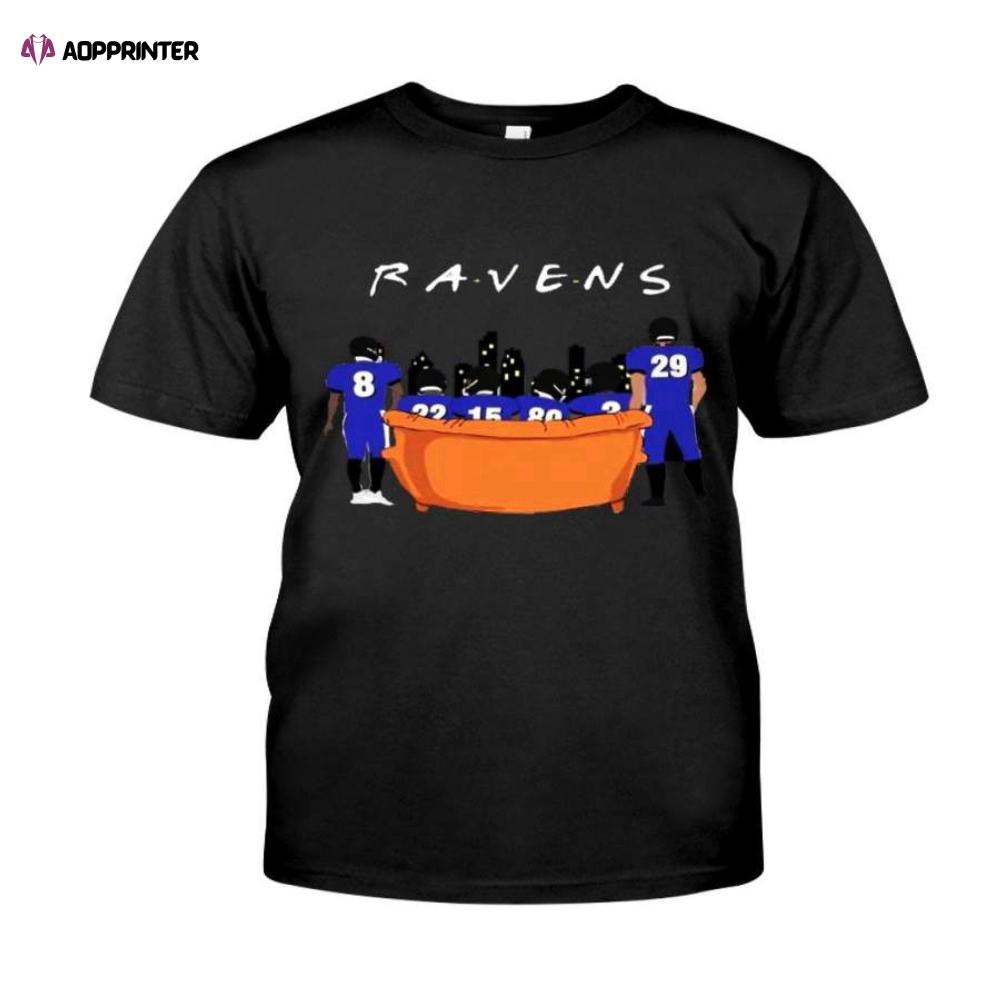 The Baltimore Ravens Together FRIENDS Shirt Jersey Classic T-Shirt By Vevotee Store