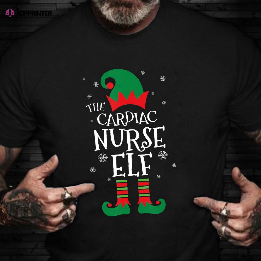 Medical Caduceus Symbol T-Shirt Santa Hat Christmas Nurse Shirt Gift Ideas For Doctors