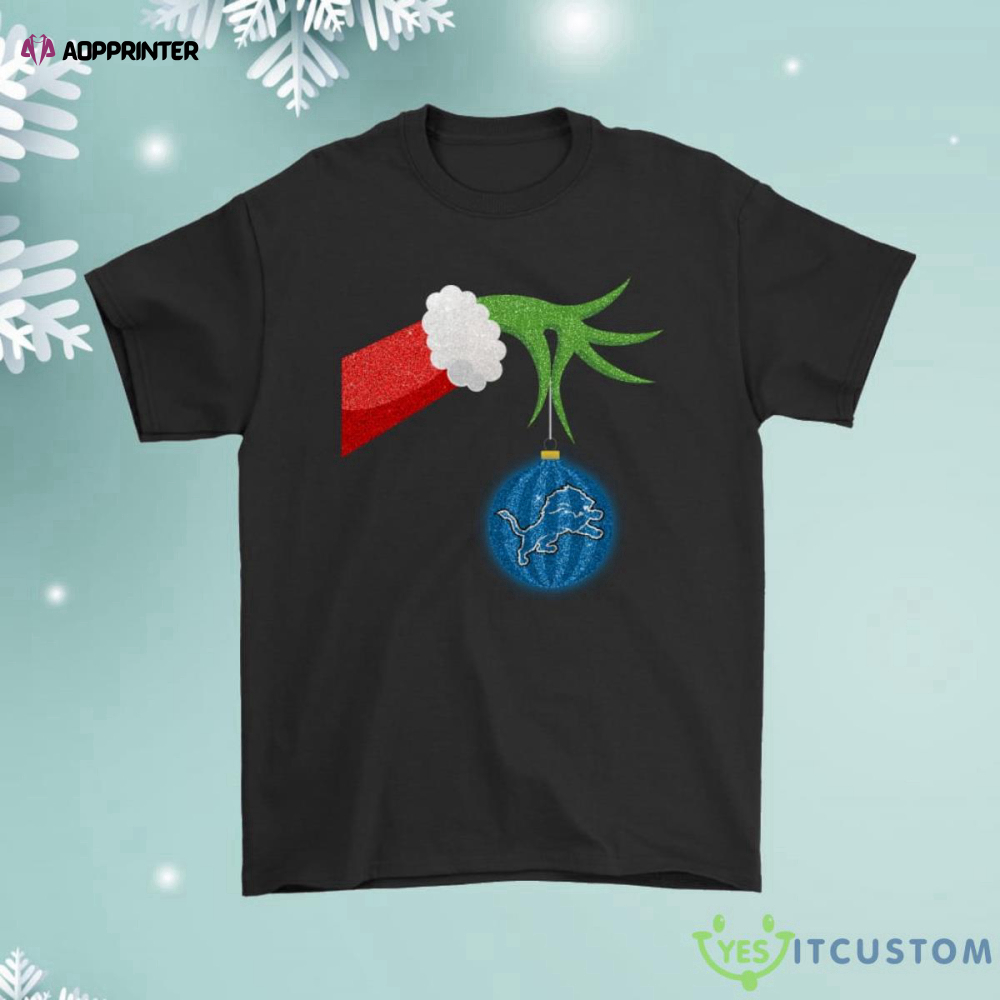 The Grinch Christmas Decoration Detroit Lions Shirt