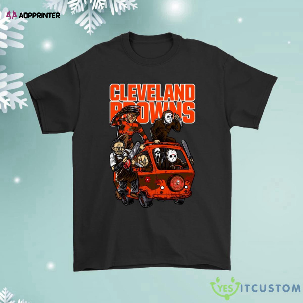 The Killers Club Cleveland Browns Horror Football Shirt