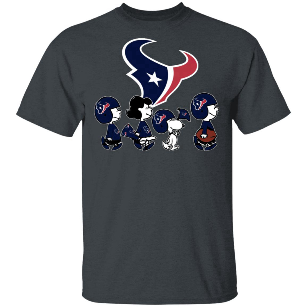 The Peanuts Snoopy And Friends Cheer For The Houston Texans NFL Shirt