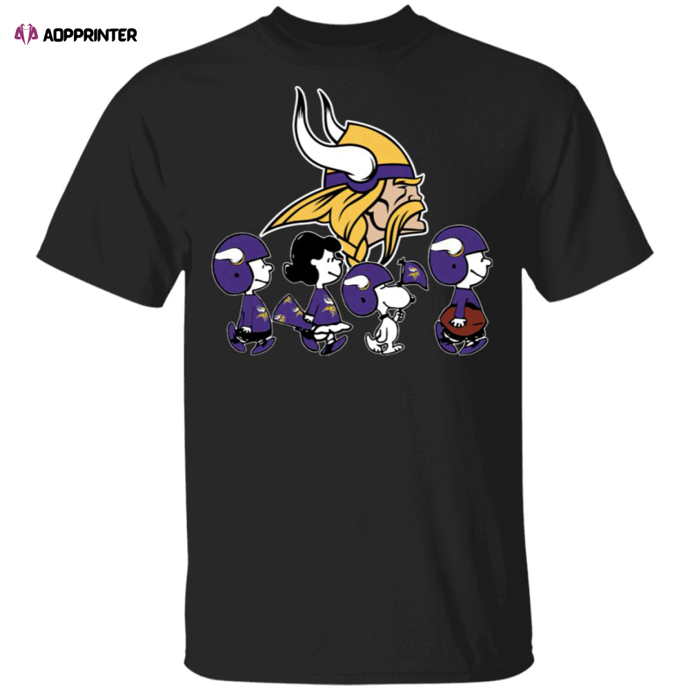 The Peanuts Snoopy And Friends Cheer For The Minnesota Vikings NFL Shirt
