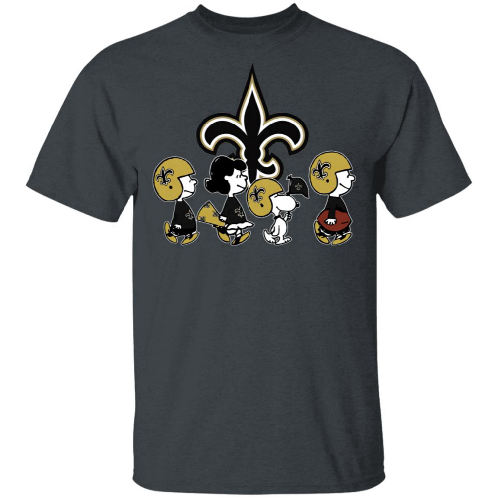 The Peanuts Snoopy And Friends Cheer For The New Orleans Saints NFL Shirt