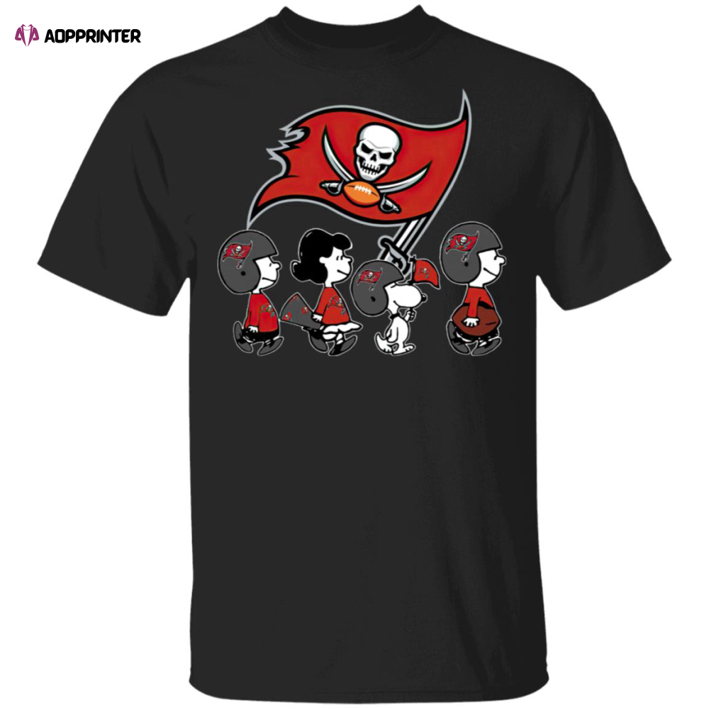 The Peanuts Snoopy And Friends Cheer For The Tampa Bay Buccaneers NFL Shirt