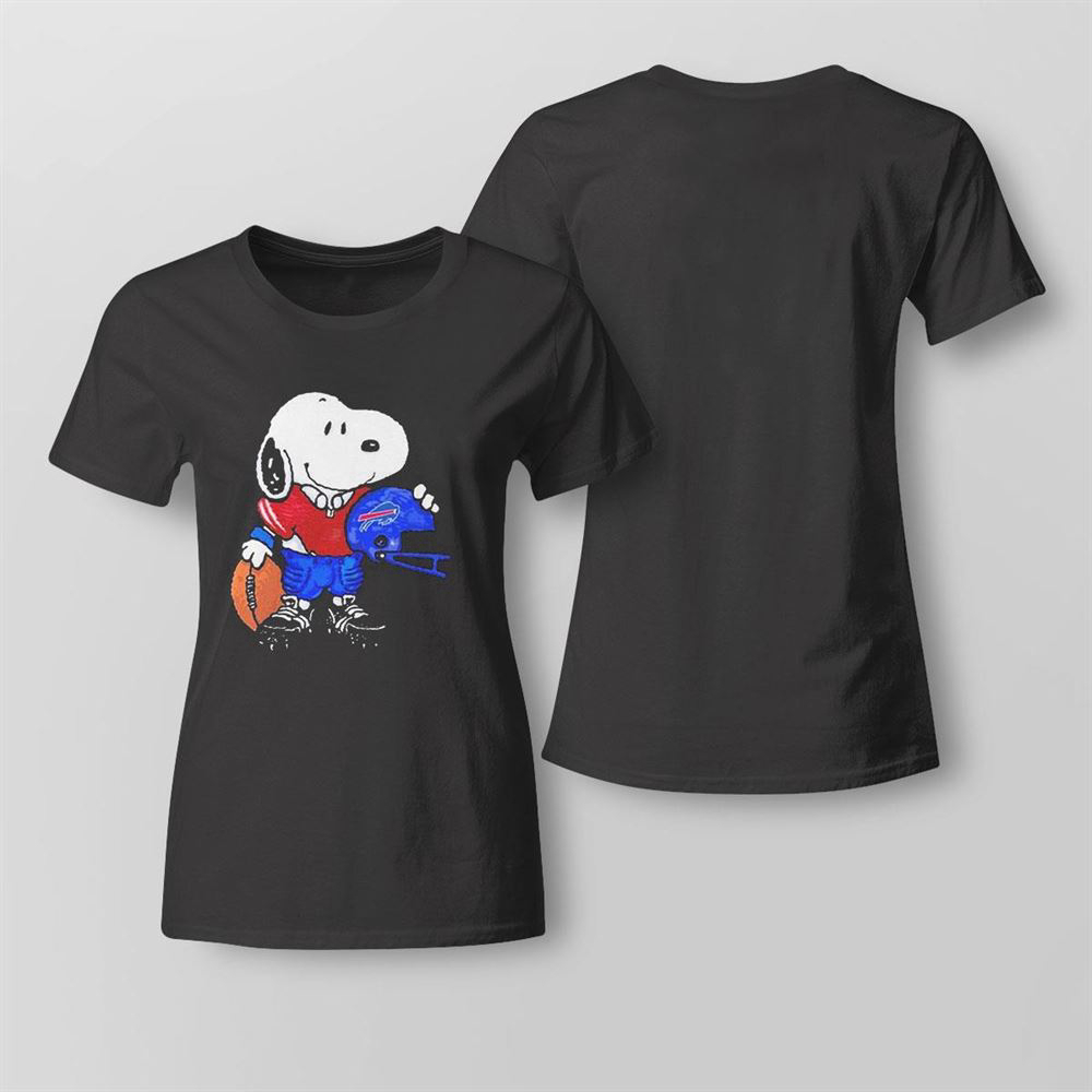The Peanuts Snoopy For Buffalo Bills Football T-shirt