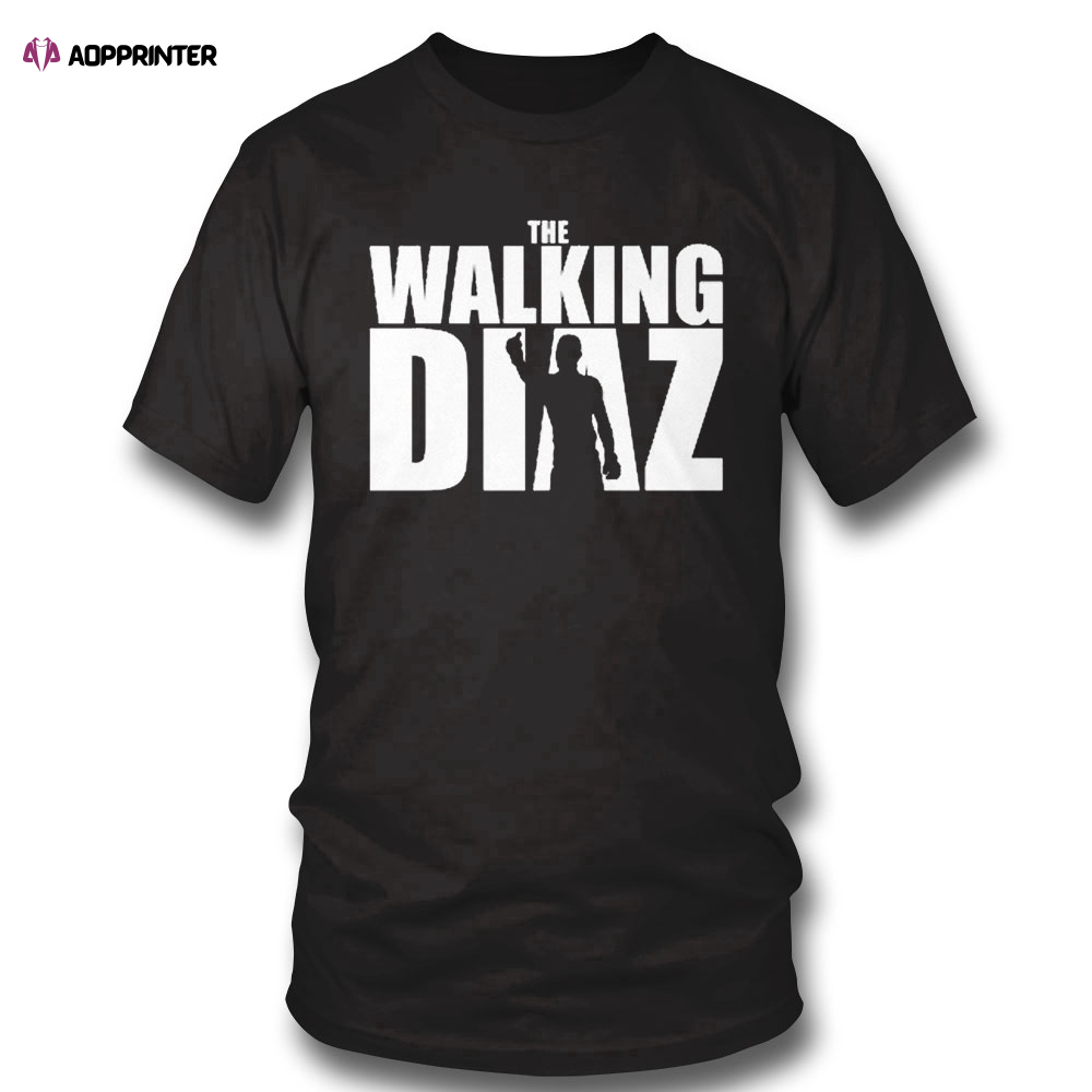 Nate Diaz UFC MMA Long Sleeve Walking T-Shirt: Official Walking Dead Merch