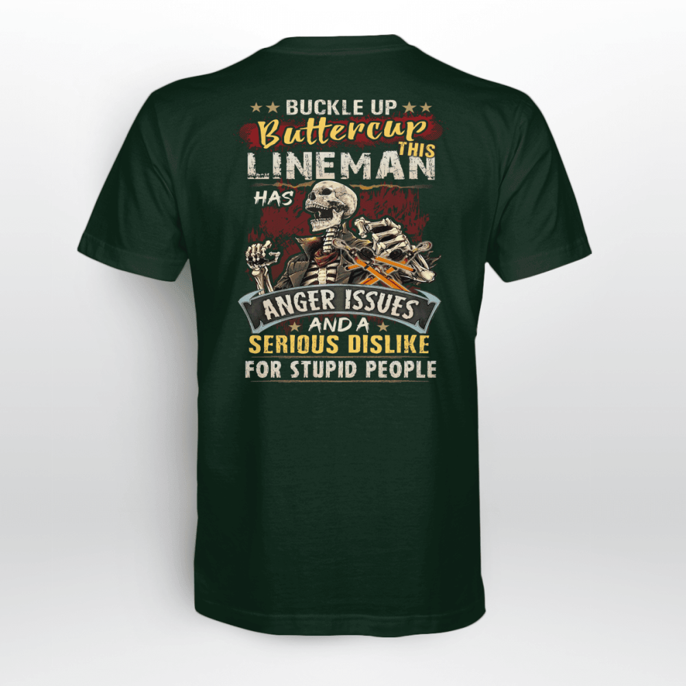This Lineman Has Anger Issues  T-shirt For Men And Women