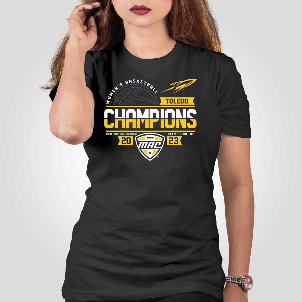 Toledo Rockets Blue 84 2023 Mac Women’s College Basketball Conference Tournament Champions T-shirt