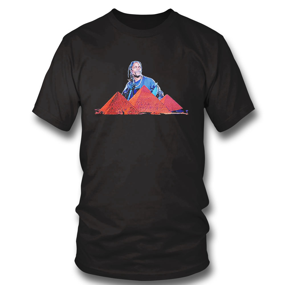 Travis Scott Pyramids Concert T-shirt  For Men And Women