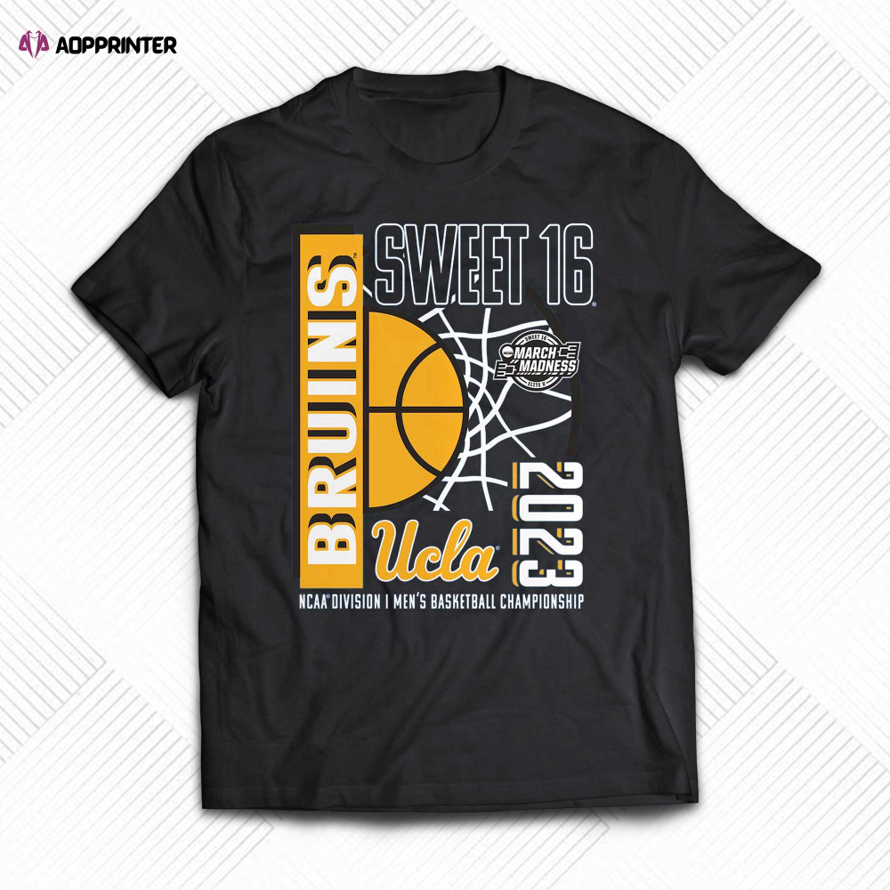 Ucla Bruins 2023 Ncaa Men’s Basketball Tournament March Madness Sweet 16 T-shirt