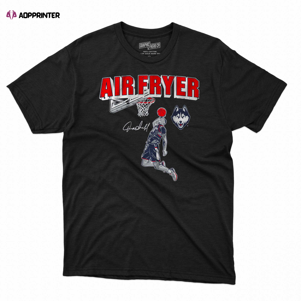 Uconn Basketball Jordan Hawkins The Air Fryer T-shirt For Men And Women