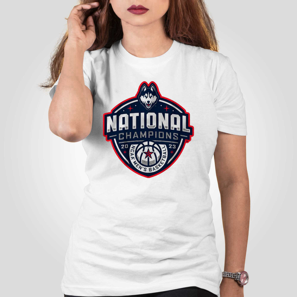 Uconn Men’s Basketball National Champions Logo T-shirt