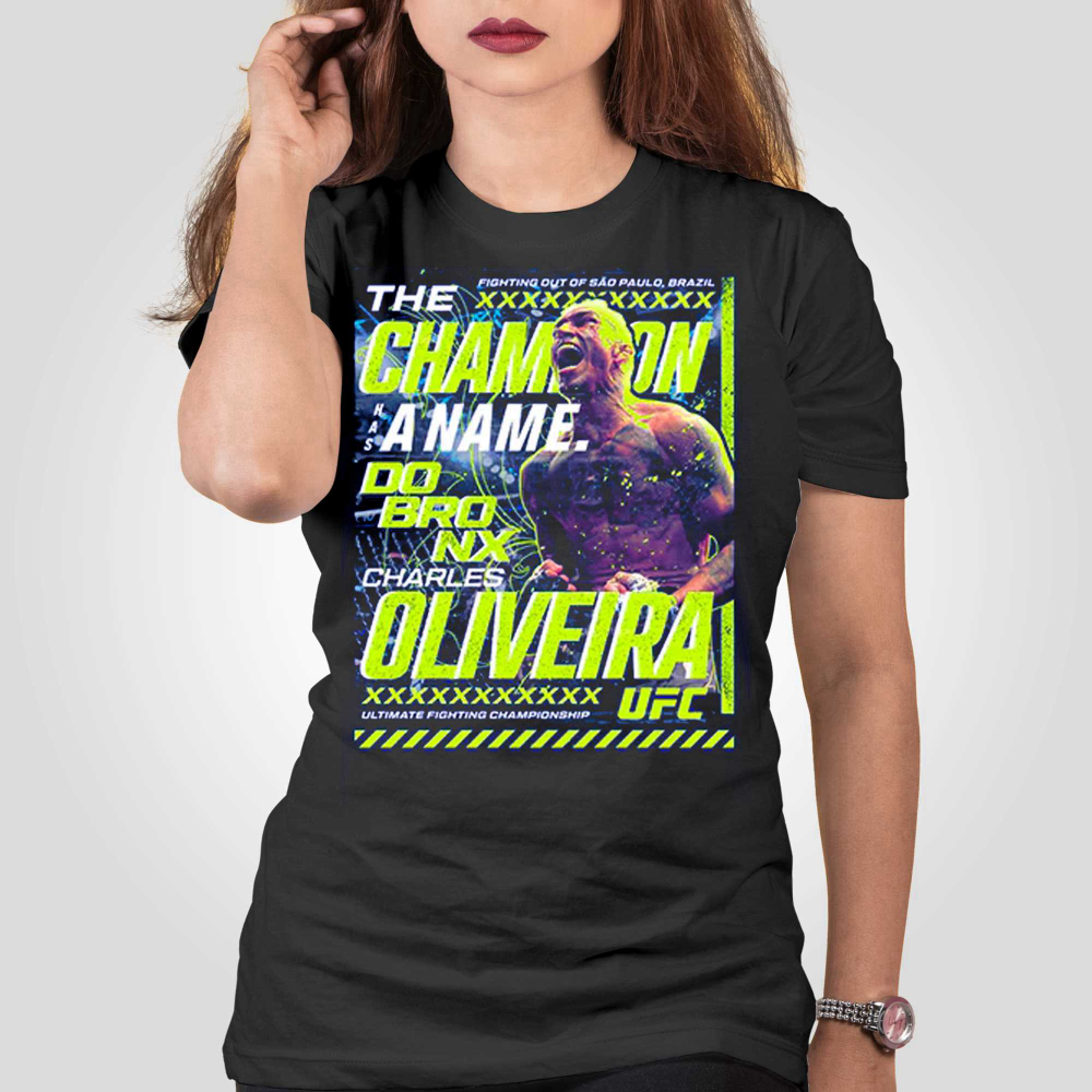 Ufc Charles Do Bronx Oliveira Quote T-shirt