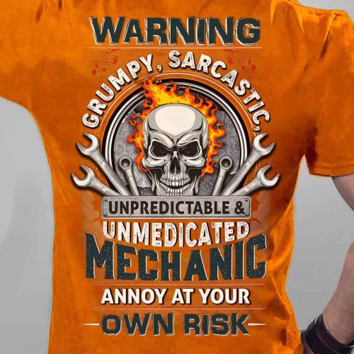 This Mechanic Has Anger Issue T-shirt For Men And Women