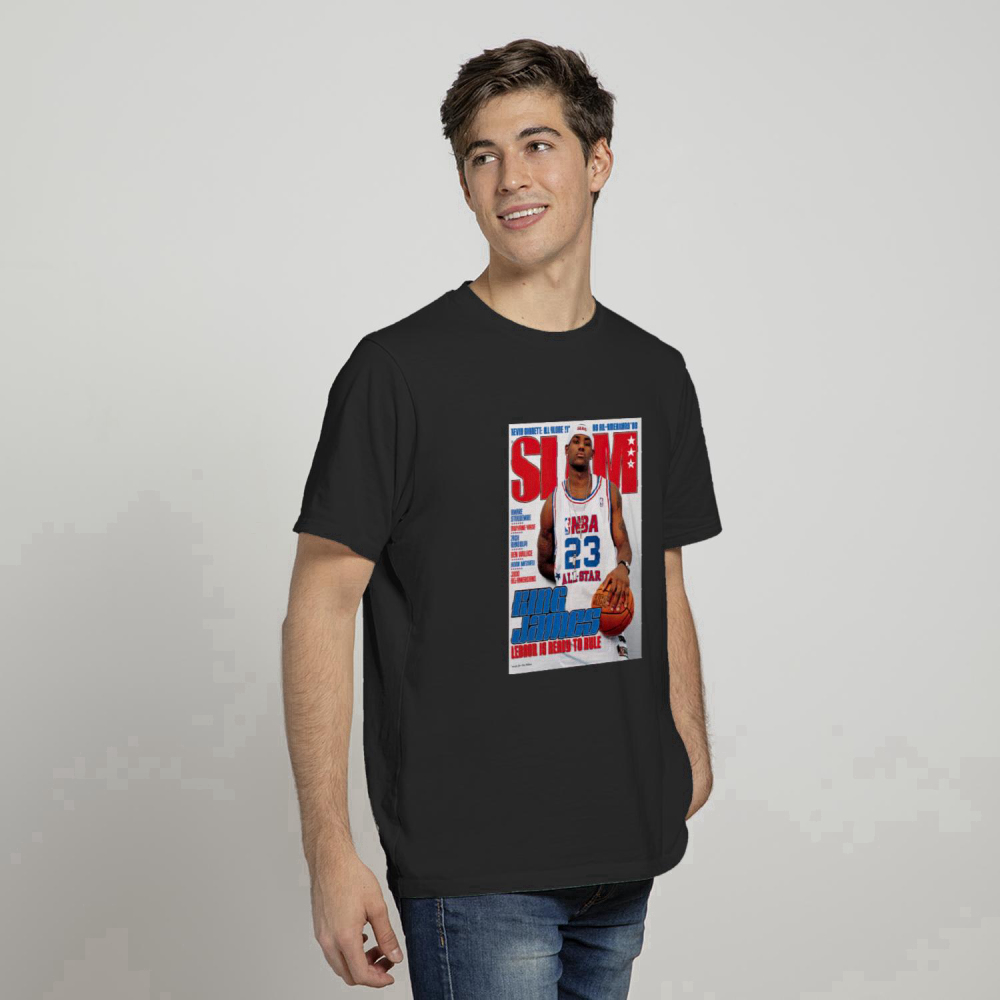 Vintage Lebron James SLAM Tee, Basketball Shirt, SLAM Basketball T-Shirt