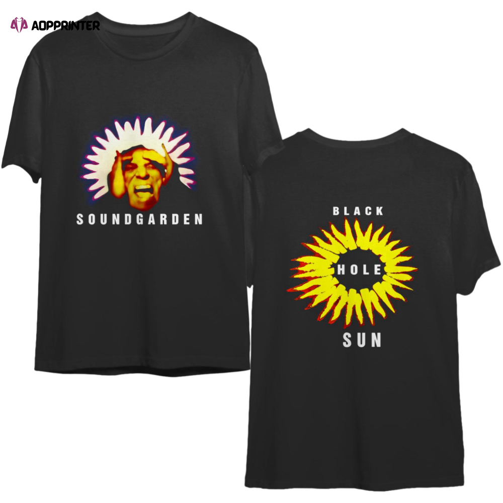 Vtg Soundgarden 1994 Black Hole Sun Superunknown Album Promo T-Shirt